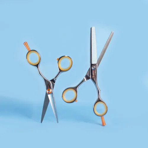Miniatura 9 de Cricket Centrix Roc-It Dog Professional Stylist - Juego de tijeras de corte de pelo de 5.75 pulgadas y tijeras de adelgazamiento 30T