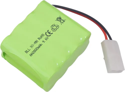 Miniatura 5 de AA 9.6V 2800mah RC Battery Pack con Tamiya plug con cable de carga USB para tanques de juguete Departamento de Ingeniería de cama plana