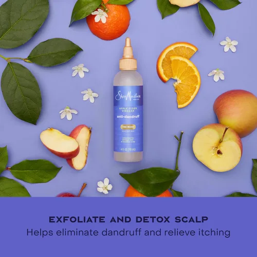 Miniatura 5 de SheaMoisture - Prelavado anticaspa vinagre de sidra de manzana y ácido salicílico para exfoliar suavemente y eliminar escamas para un cuero