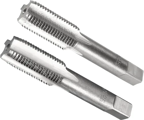 Miniatura 13 de Tapones de roscado a mano, rosca M12 x 1, herramienta métrica de aleación de acero, rosca inferior cónica