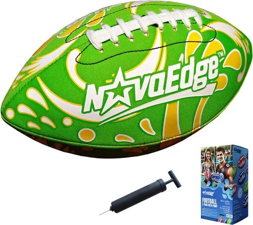 Miniatura 10 de Hydro Water Football - 10.4-Inch Neoprene Pool Football for All Ages for Water Play in Pool, Lake & Beach Secure-Grip with Real Laces Includes