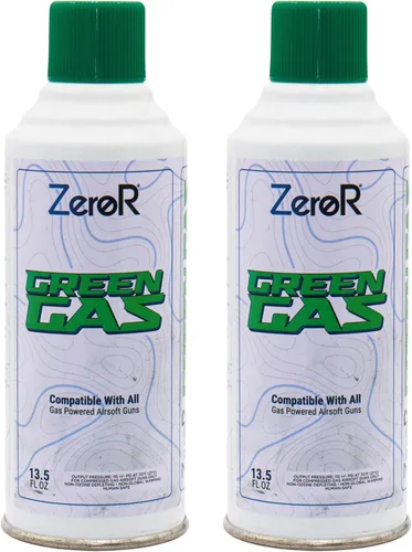 Miniatura 13 de ZeroR® Green Gas Fuel for Airsoft Pistols 13.5 fl oz Each (11.8 oz by Total Weight)