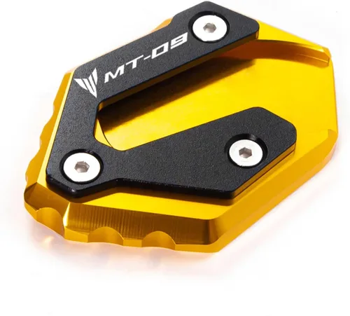 Miniatura 9 de Soporte de extensión lateral para motocicleta, placa de soporte ampliada para Yamaha Mt 09 MT-09 MT09 SP 2021 (color : titanio)