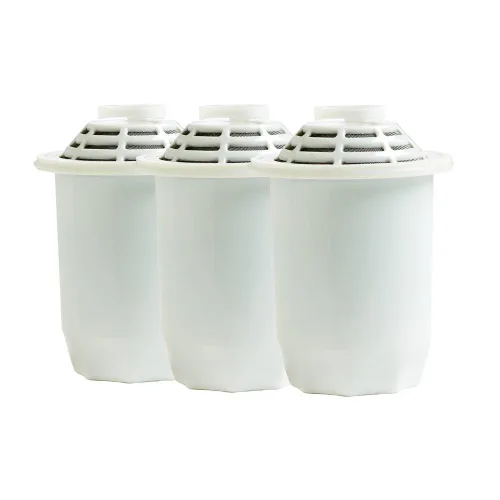 Santevia Filtros de repuesto para jarra de filtro de agua, paquete de 3, compatibles solo con jarras Santevia clásicas, alcalinos, añade minerales