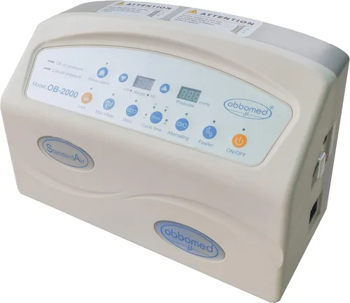 Miniatura 3 de Colchón de aire estándar OB-2000 de 9 pulgadas, baja pérdida de aire con protección contra cortes de energía las 24 horas, alarma de audio y visual.