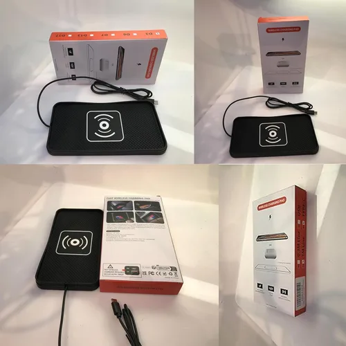 Miniatura 9 de Cargador inalámbrico para automóvil, cargador inalámbrico máximo de 15 W para automóvil, almohadilla de carga antideslizante compatible con iPhone