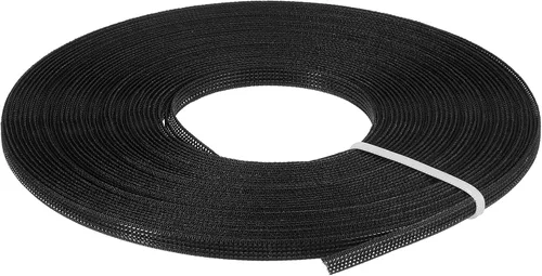 Miniatura 76 de uxcell Deshuesado para coser, 1 pieza de 5 yardas y 0.236 in – corsé de poliéster de alta densidad para vestido de novia, vestido de novia (negro)