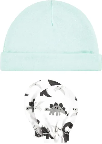 Miniatura 5 de Hudson Baby baby-girls Cotton Cap and Scratch Mitten Set