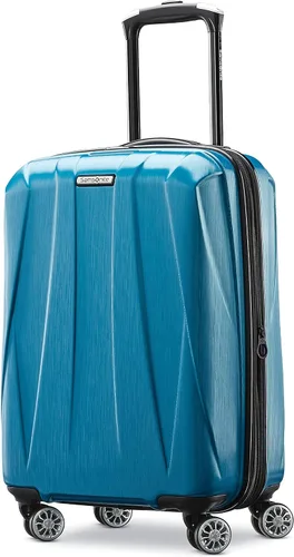 Miniatura 34 de Samsonite Centric 2 Set de maletas rígidas expandibles con ruedas giratorias dobles, Azul Caribe, Juego de 2 piezas (equipaje de mano/grande)
