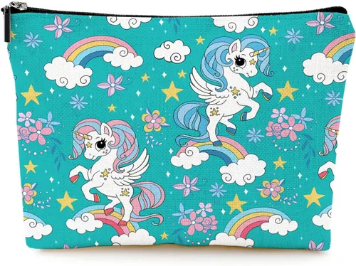 Miniatura 13 de Bolsas de cosméticos para mujer, bonita bolsa de maquillaje para monedero, bolsa de aseo de viaje, bolsa divertida con cremallera, Bolsas de Bolsas
