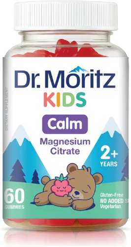 Gomitas de magnesio para niños, sin azúcar, suplemento de gomitas de magnesio calmantes para niños, masticables calmantes de magnesio sin azúcar