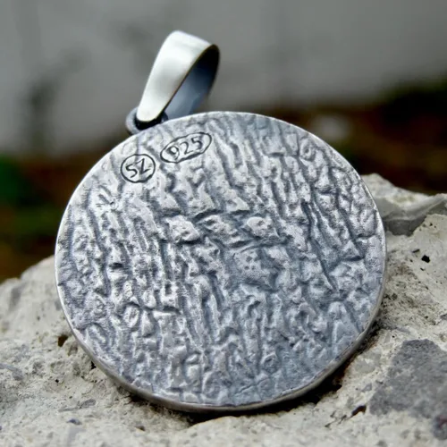 Miniatura 3 de Jesus Christ Pendant Sterling Silver 925 Religious Handmade Jewelry