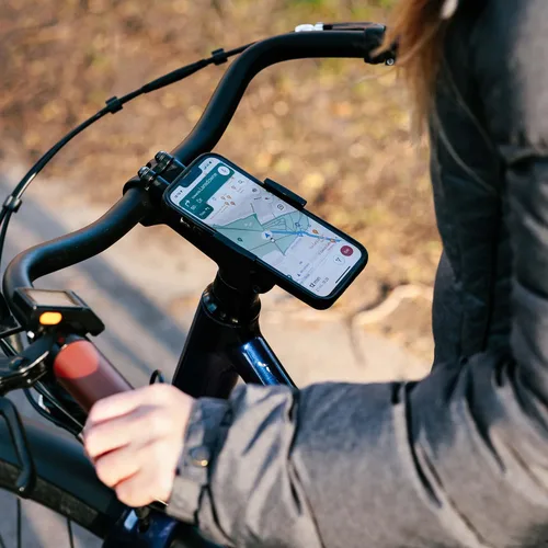 Miniatura 7 de Loop Micro Mount - Soporte de teléfono de bicicleta súper compacto para iPhone y Samsung - Soporte de tapa de vástago de metal, fácil instalación