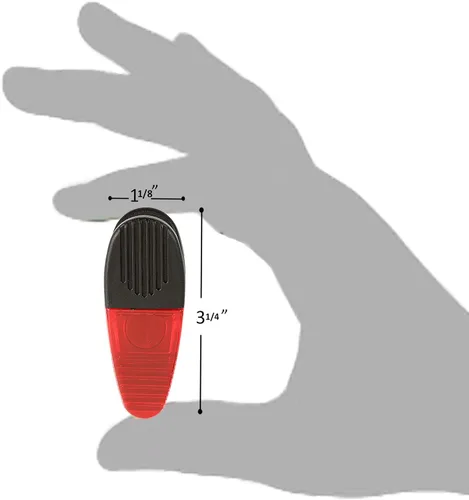 Miniatura 6 de Clips de plástico grueso con imán de neodimio - 3-1/4" de longitud - Durable versátil multiusos (transparente)