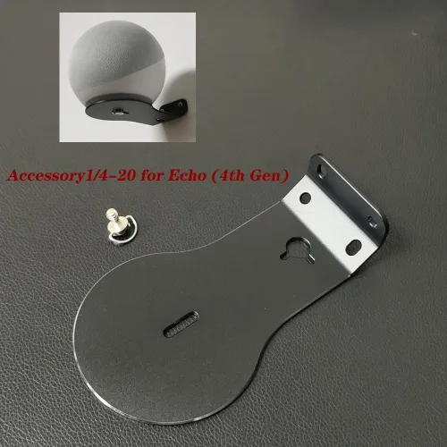 Miniatura 7 de ATOPHK Soporte de pared para Ech_ooo de 4ª generación y 3ª generación, aluminio de grado aeronáutico, 2 ángulos ajustables, compatible con Alexa