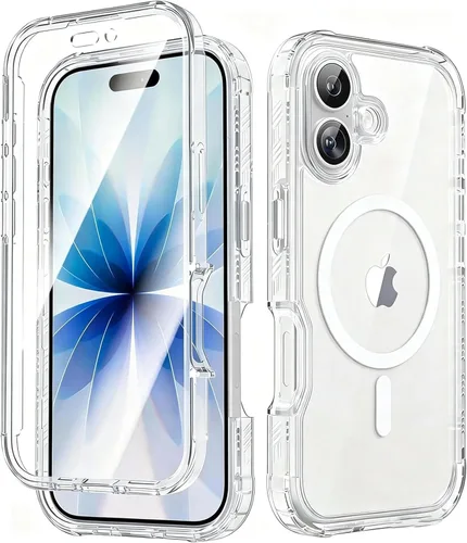 Miniatura 20 de Lifedance - Funda diseñada para iPhone 14/iPhone 13, funda protectora resistente de cuerpo completo con protector de pantalla incorporado