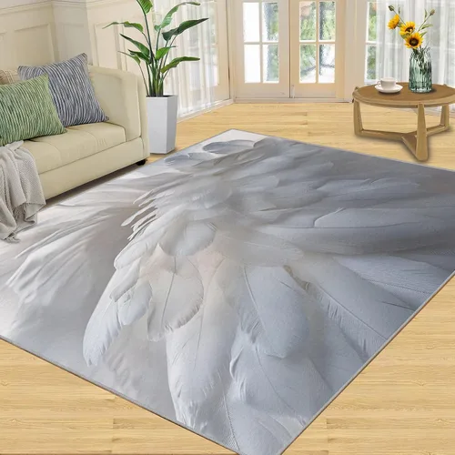 Miniatura 28 de Autumn Forest Rugs for Bedroom, Lake Forest Area Rug, Landscape Photo Rugs for Living Room, Indoor Non-Slip Rug, Machine Washable Carpet for Front