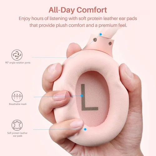 Miniatura 5 de TOZO Auriculares híbridos HT3 con cancelación de ruido, audio espacial AI Chat con 5 micrófonos, reloj inteligente S8 AMOLED para mujer, pantalla a