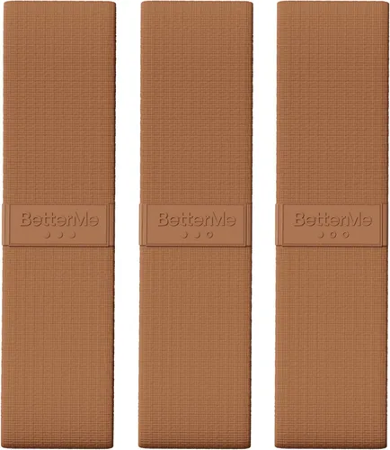 Miniatura 10 de BetterMe Bandas de Pilates - Juego de bandas de resistencia para mujer - Bandas elásticas de entrenamiento para glúteos, piernas y núcleo - Bandas