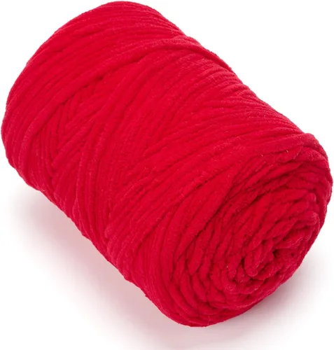 Miniatura 10 de Hilo de Chenilla Grueso para Tejer/Crochet Manta de Bebé, Hilo Elegante para Amigurumi #6 Súper Voluminoso Extra Grueso Suave Esponjoso Hilo Grande