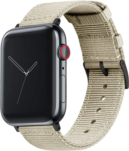 Miniatura 6 de BARTON WATCH BANDS - Correas de reloj de nailon de estilo militar compatibles con modelos de Apple Watch - 1, 2, 3, 4, 5, 6, 7, 8, 9, 10, SE, Ultra