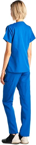 Miniatura 5 de Dagacci uniforme médico elastizado ultrasuave con bolsillo delantero, para mujer