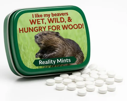 I Like Beavers Mentas para amigos, regalos de Pascua para adultos, rellenos de calcetines traviesos, mejor amigo para hombres, mentas para el