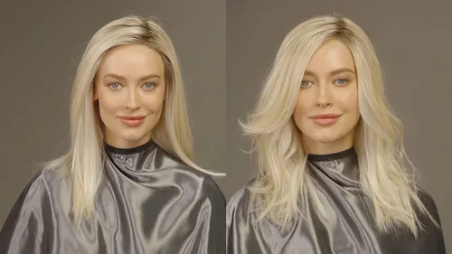 Miniatura 4 de TressTech Cool Flow Dual Styler, rizador y plancha plana 2 en 1 con tecnología de enfriamiento patentada, segura para cabello humano, pelucas