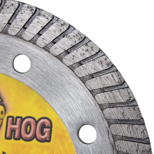 Miniatura 3 de Delta Diamond Boss Hog - Hoja de diamante Turbo Premium de 4 1/2 pulgadas para mampostería, ladrillo, bloque, adoquines, hormigón, piedra, corte
