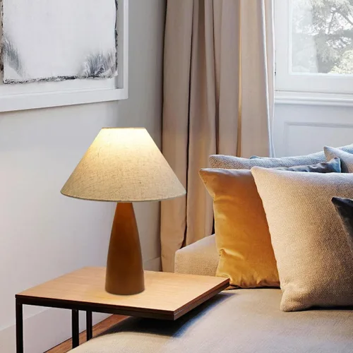 Miniatura 6 de Lamp for Desk Retro Solid Wood Table Lamp Bedroom High-end Bedside Atmosphere Decorative Table Lamp Desk Lamps for Home Office