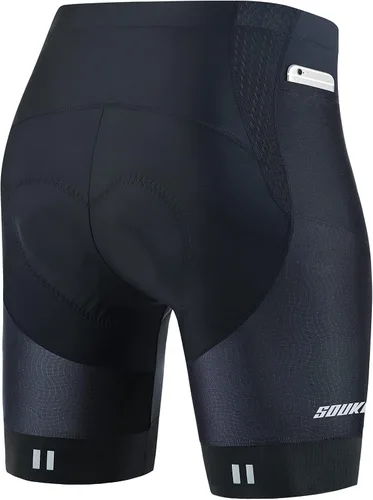 Miniatura 2 de Souke Sports Pantalones cortos acolchados de ciclismo para hombre pantalones cortos de ciclismo cómodos para ciclismo de carretera con bolsillo