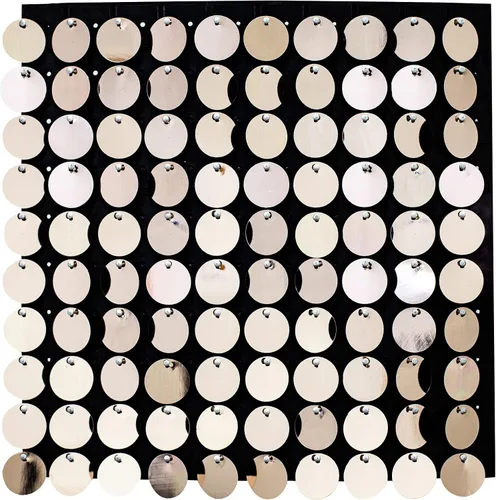 Miniatura 38 de Simply Elegant AestheTech - Panel de pared con lentejuelas brillantes, decoración de pared para bodas, eventos y fiestas temáticas, telón de fondo