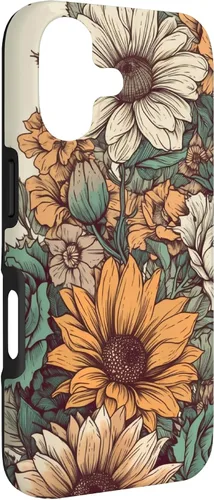 Miniatura 3 de Western Boho Leopard Sunflowers Cactus Funda Rodeo Cowgirl para iPhone 17