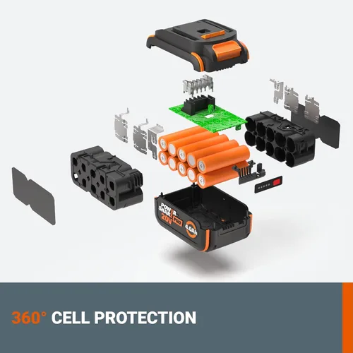 Miniatura 4 de Batería WORX 20V 5.0 Ah PowerShare Pro de iones de litio, WA3675