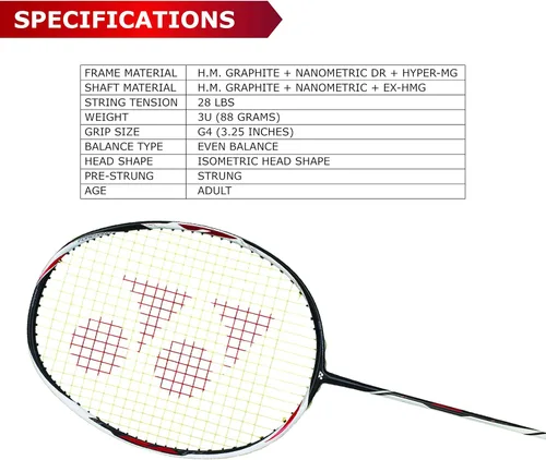Miniatura 6 de Yonex Raqueta de bádminton - Duora Z- Strike
