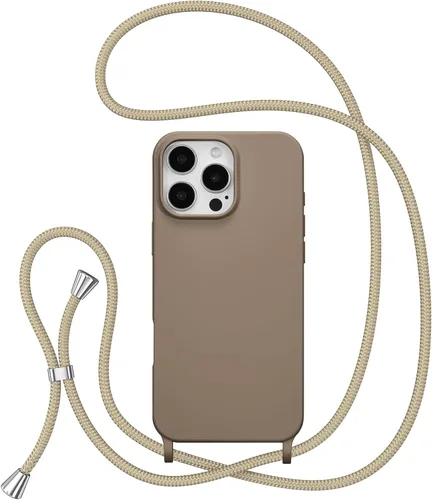 Miniatura 28 de ZTOFERA Funda Crossbody para iPhone 15 Pro con Correa de Cordón Ajustable, Funda Suave de Silicona Líquida para iPhone 15 Pro 6.1 pulgadas - Rosa