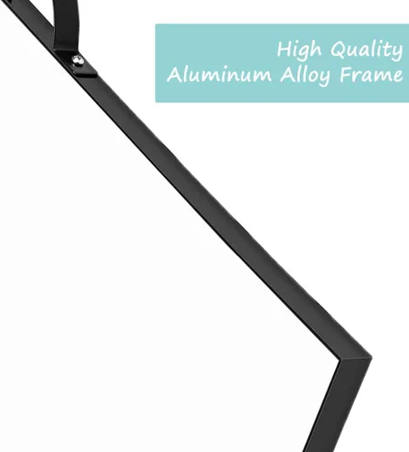 Miniatura 4 de Pizarra blanca de borrado en seco para pared, pizarra blanca magnética grande, pizarra blanca para oficina, hogar, cocina, escuela, marco