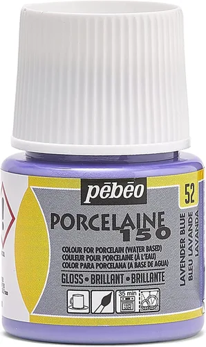 Miniatura 29 de Pebeo Porcelaine 150, Pintura China, Botella 1.5 fl oz - Blanco Perla