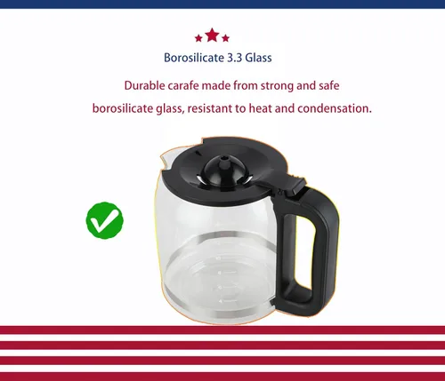 Miniatura 3 de Repuesto de cafetera compatible con Nostalgia Retro 12 tazas de café programable