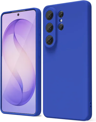 Miniatura 303 de oakxco Funda para teléfono Samsung Galaxy S21 Ultra con agarre de silicona líquida, bonita funda delgada y delgada de goma suave de TPU lisa