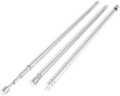 Miniatura 2 de Antena larga de metal telescópica universal de 5 piezas, para accesorios de control remoto, juguetes eléctricos para niños, piezas de repuesto
