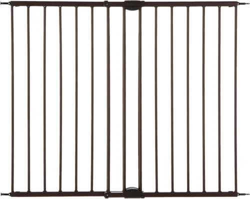 MyPet Puerta para mascotas Windsor: puerta para perros de 28.68" - 47.85" de ancho. Soporte de hardware, puertas para perros para la casa, puerta de