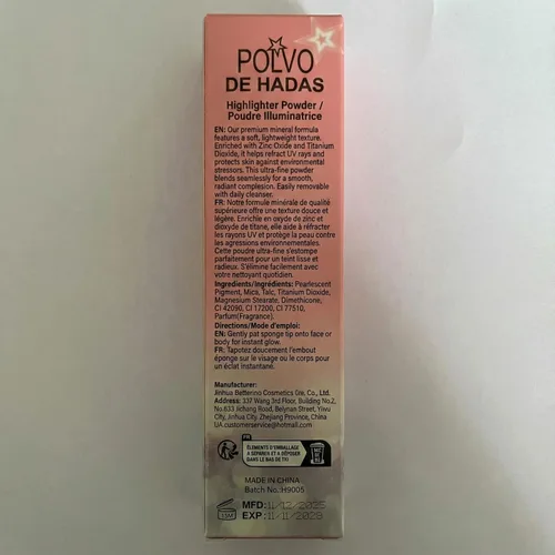 Miniatura 3 de 2 unidades de Polvo De Hadas Fairy Dust polvo resaltador - Polvo para contornear todo el cuerpo y clavícula perlado para cara y ojos, purpurina #01