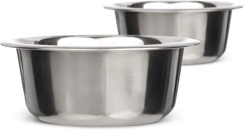 Miniatura 17 de Neater Pet Brands Cuencos de acero inoxidable poco profundos para gatos, 1 taza (8 onzas), 1 tazón de repuesto para comedero individual