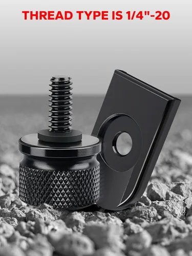 Miniatura 2 de Amazicha Cubierta de perilla de montaje de tornillo de lengüeta negra para Harley Touring 1996-2026