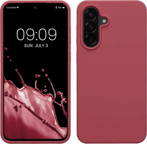 Miniatura 142 de kwmobile Funda Compatible con Samsung Galaxy A14 5G - Funda de teléfono de TPU y silicona con acabado suave - Verde Lima