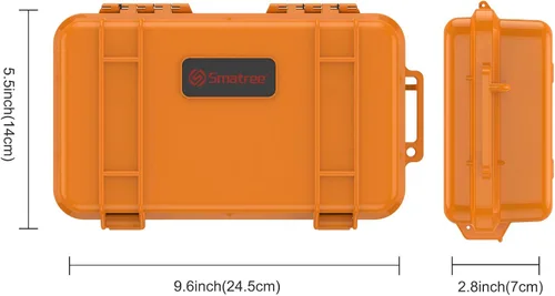 Miniatura 4 de Smatree Estuche compacto resistente al agua Compatible para Gopro Hero 13/12/11/10/9/8/7/6/5/2018/AKASO Brave 7 LE/DJI Osmo Action 5 Pro/4, Amarillo