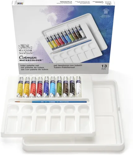 Miniatura 10 de Winsor & Newton 390639 - Cotman Field - Juego de 12 medias pastillas de acuarela