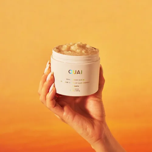 Miniatura 8 de OUAI St. Barts - Exfoliante corporal con mezcla de azúcar y aceite de coco para piel suave e hidratada, exfoliante suave para eliminar