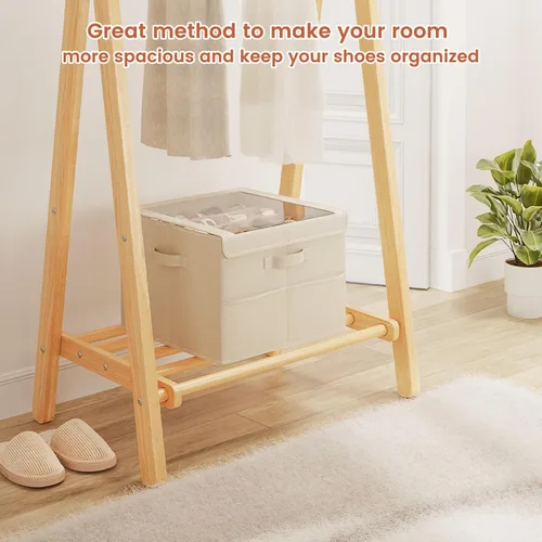 Miniatura 5 de PHINOX Organizador de zapatos para armario, se adapta a 16-32 pares, caja de almacenamiento de zapatos